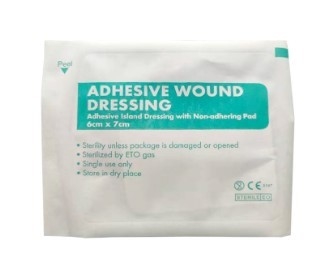 Niet-steriele Gauze Adhesive Wound Dressings Non Geweven 6x7