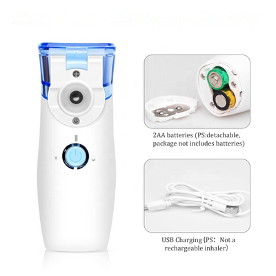 Mini Ultrasonic Personal Steam Inhaler-Verstuivers Draagbare Handbediend