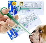 Plastic Katachtige Pillenschutter voor Cat Silicone Syringe